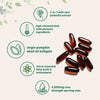 Pumpkin Seed Oil, Supplemented with Saw Palmetto 3000mg Herbs; Cold-pressed Pumpkin Seed Oil Soft Capsules 300pcs