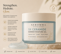Private Label 5x Ceramide Barrier Moisturizing and Nourishing Repair Skin Cream With Hyaluronic Acid Centella Face Day Cream