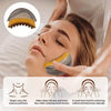 Lymphatic Contour Synthetic Hair Face Brush Dry Brushing Drainage Massager Use Chin Jawline Ergonomic