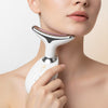 Women's Gifts 2026 Neck Face Lift Massager Beauty Device Three LED Lights Therapy EMS Microcurrent Skin Rejuvenation Portable