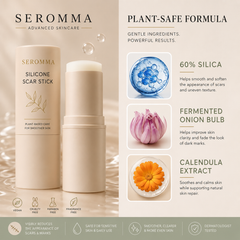 Gentle Silicone Scar Repair Stick Moisturizing & Smoothing Body Care Cream for Dark Skin Tone Skin Enhancement